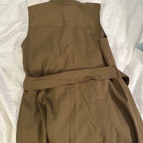 Emerson Rose Army Green Tie Waist Vest (s) - Picture 4 of 6